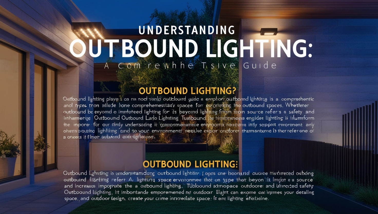 outbound lighting