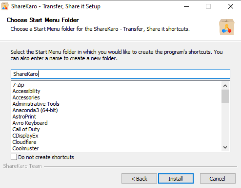 ShareKaro Installation Step 4