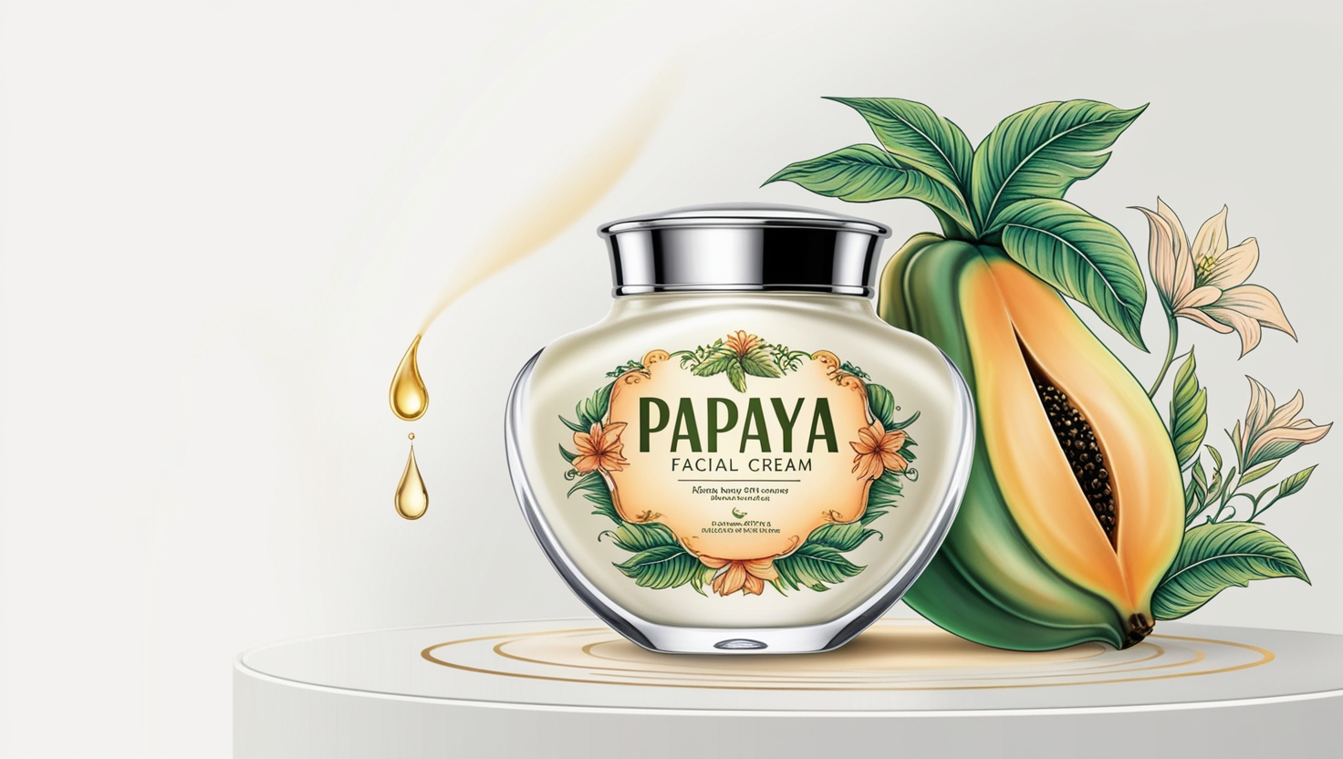 tesis de crema facial de papaya