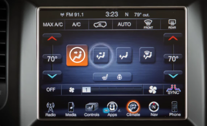 jeep grand cherokee climate control reset