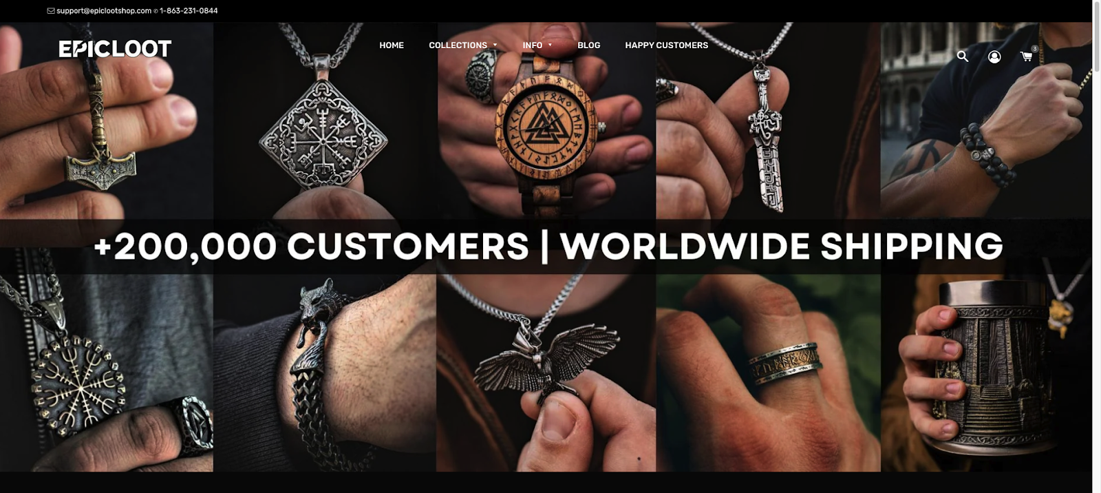 Epic Loot Shop’s Online store