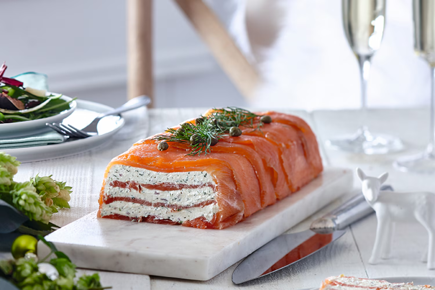 Smoked Salmon 'Cheesecake'