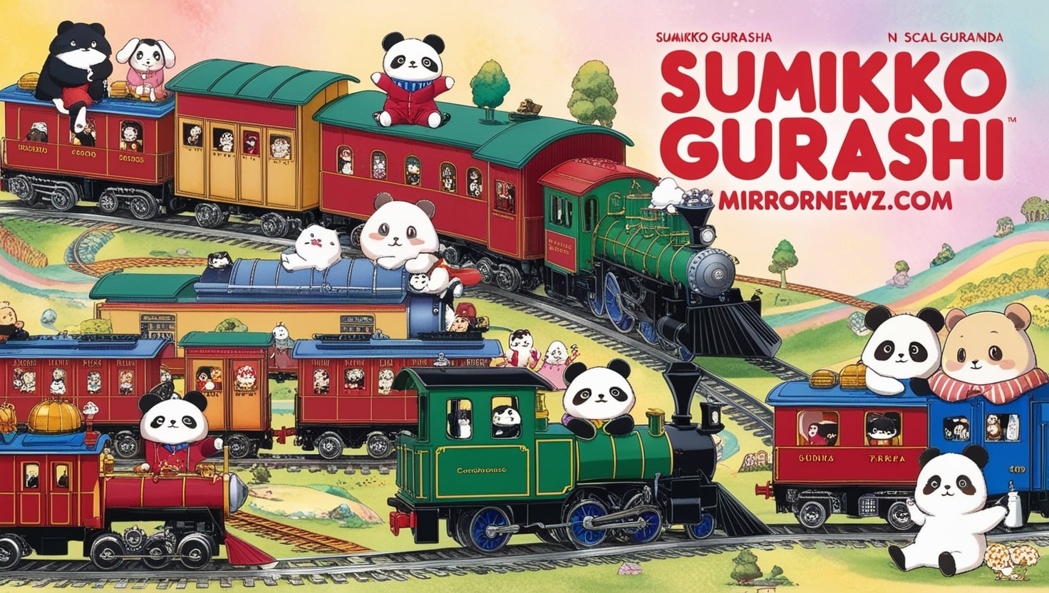 Sumikko Gurashi N scale trains