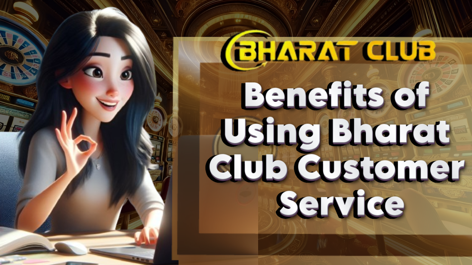 To highlight and promote the benefits of using Bharat Club's customer service. It aims to positively portray the customer service experience, encouraging users to utilize it.
