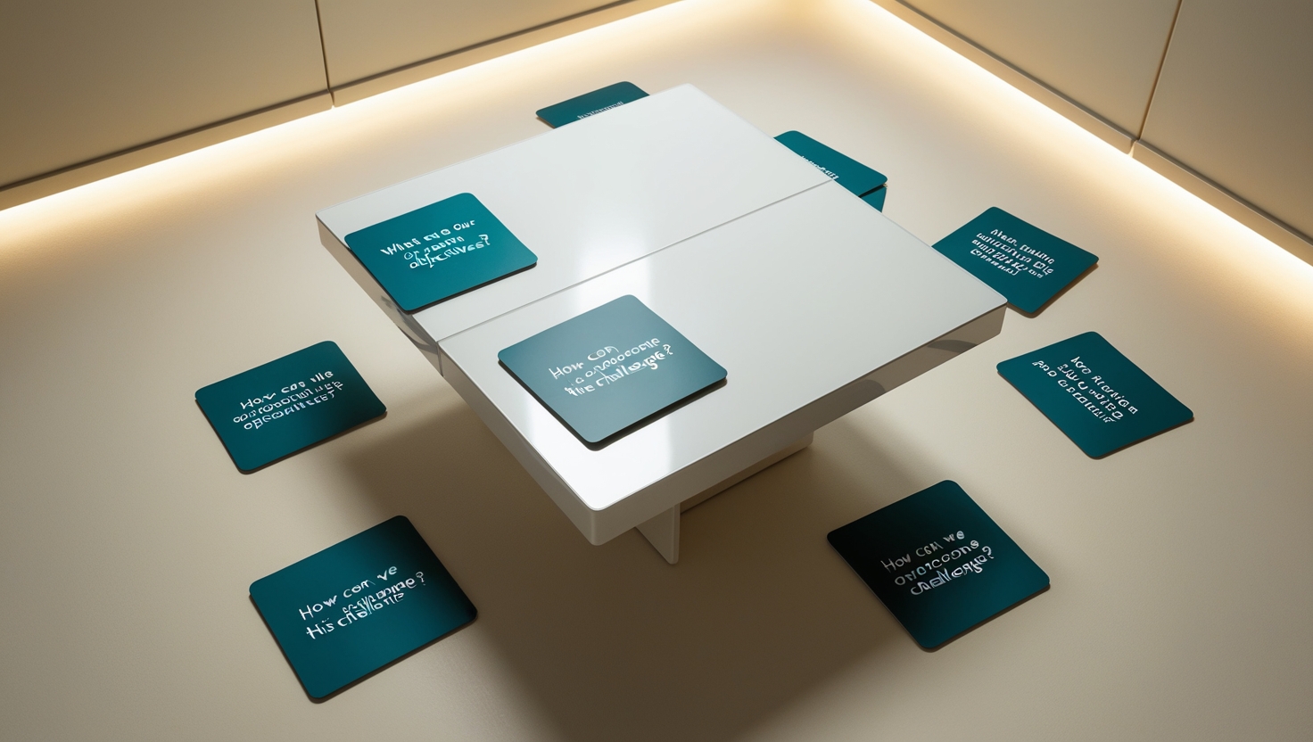 motion activated cards for facilitation