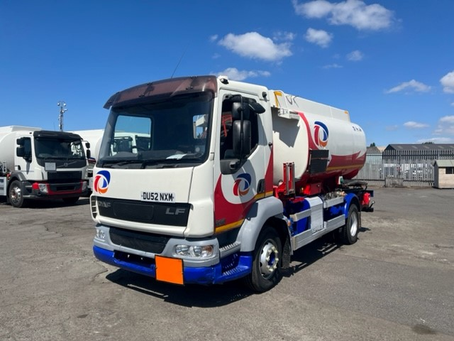 Used DAF LF 55 truck ready for worldwide shipping from Clugston International.