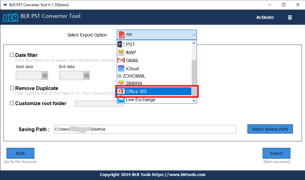 Select-Office-365-to-import-pst-files