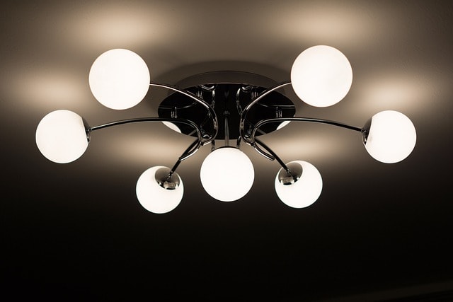 ceiling lamp, lamp, bulbs