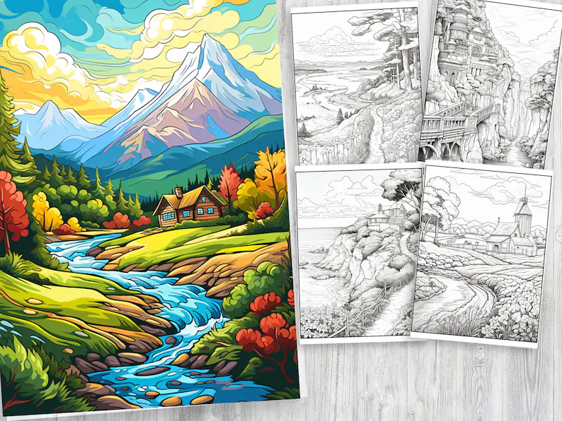 stress relief coloring for adults