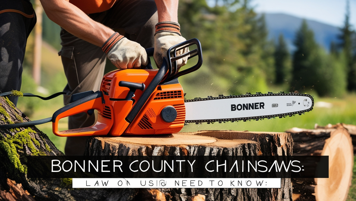 Bonner Count Law on Using Chainsaws