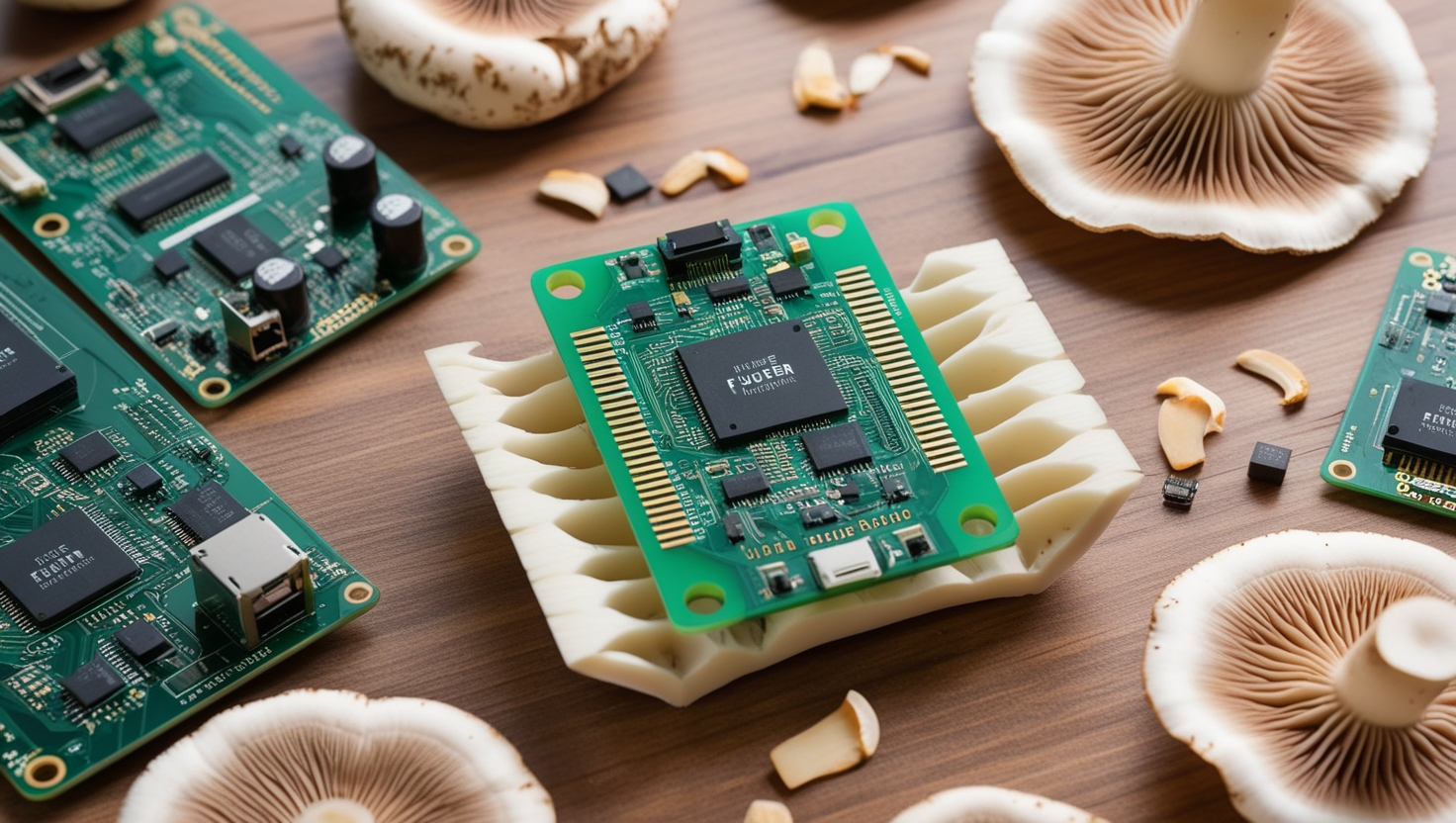 Make a Circuit Boards Out of Fugger Mushrooms