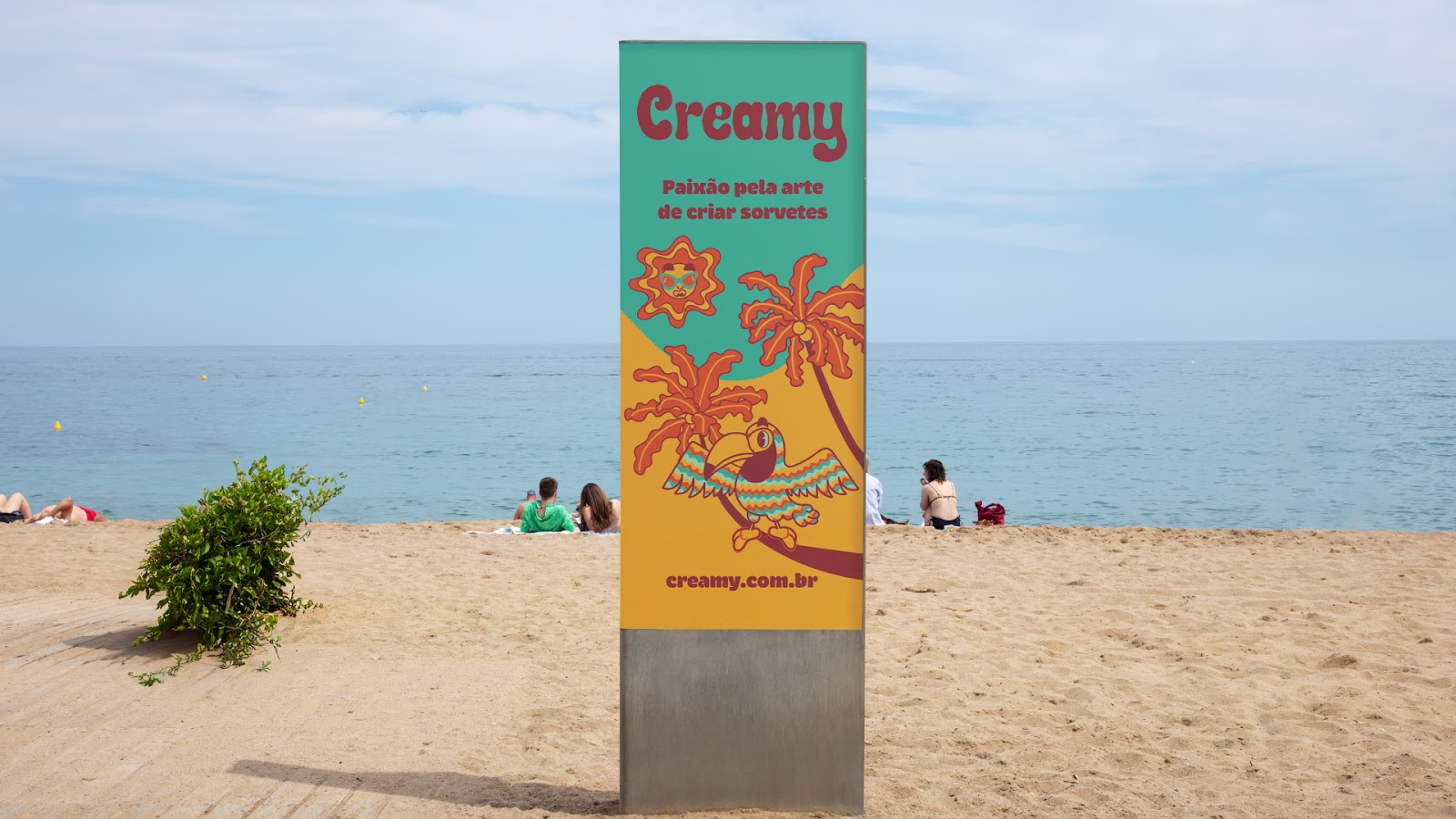 Image from the Creamy: Branding and Visual Identity Rooted in Rio's Vibrant Culture article on Abduzeedo