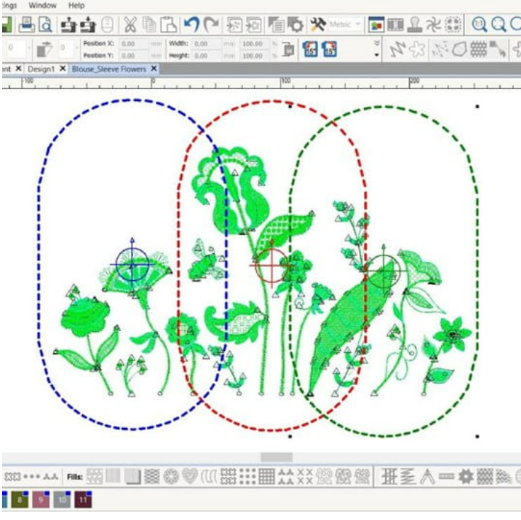 Multi-Hooping tool for Large Embroidery Projects