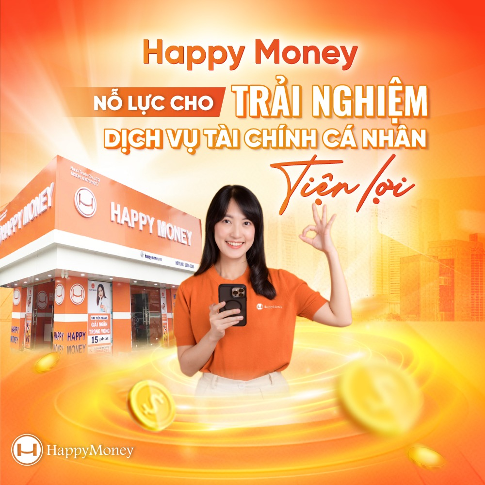 vay tiền nhanh hạn mức cao tại happy money