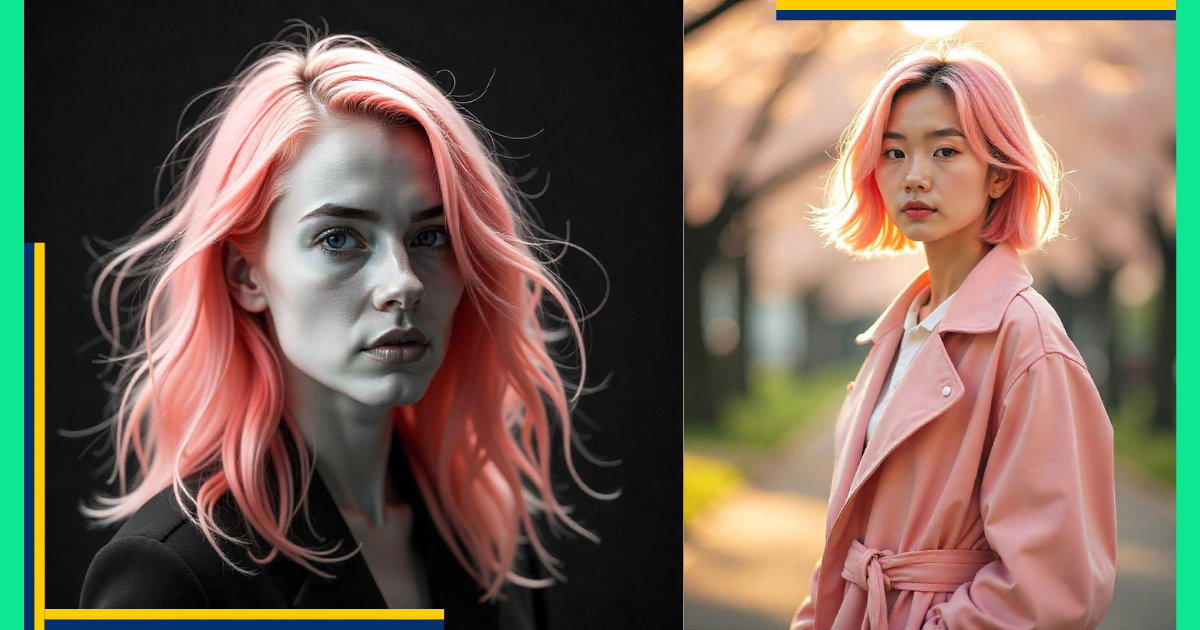 Yes, you read correctly! In the realm of Hair Color Shades, peach fuzz is causing a stir and is officially in style. Think of it as delicate but fun, like soft coral with a pinkish-peachy hue.