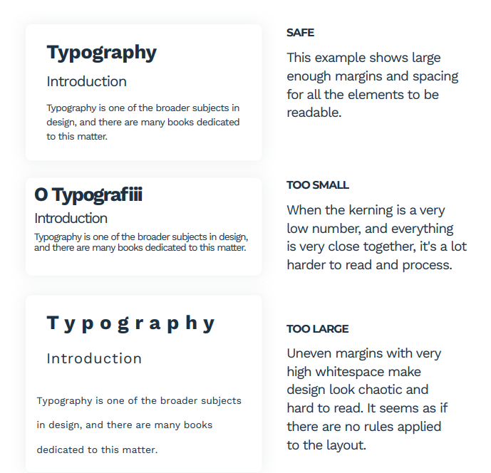 Typography WHITESPACE