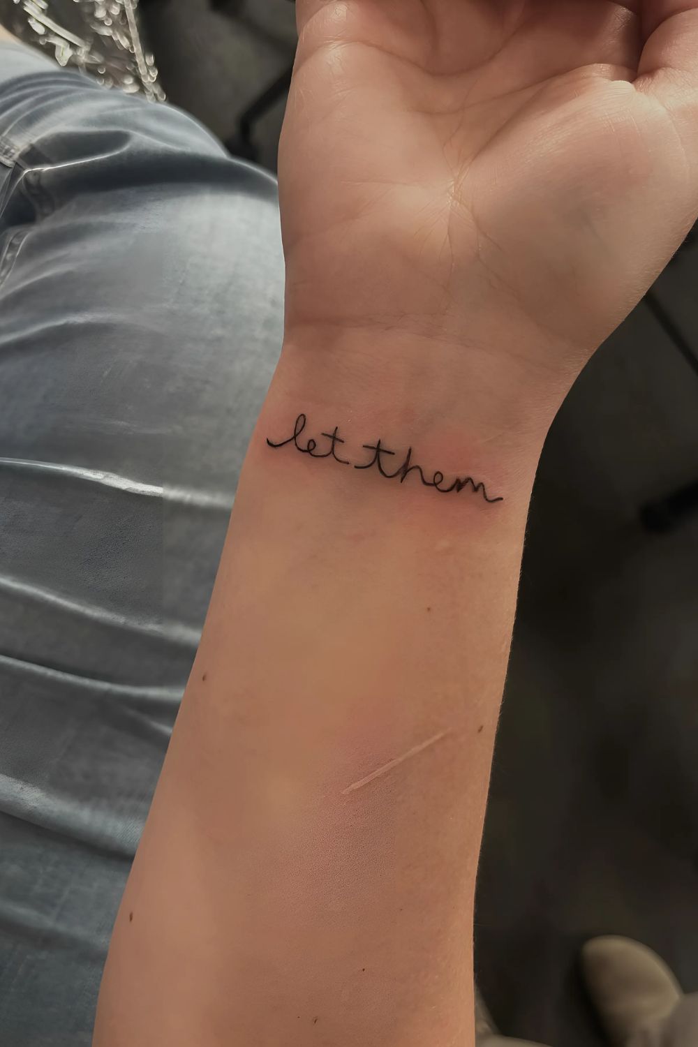 Let Them Wrist Tattoos