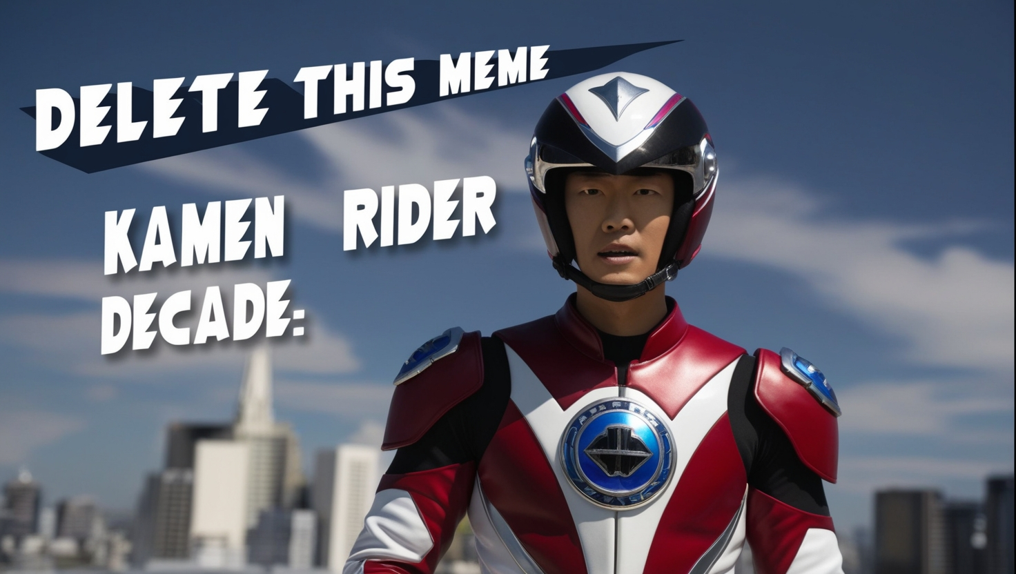 Delete This Meme Kamen Rider Decade