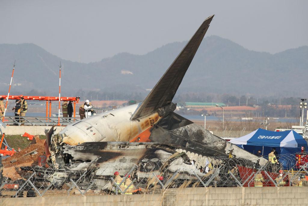 Jeju Air 737 crash scene