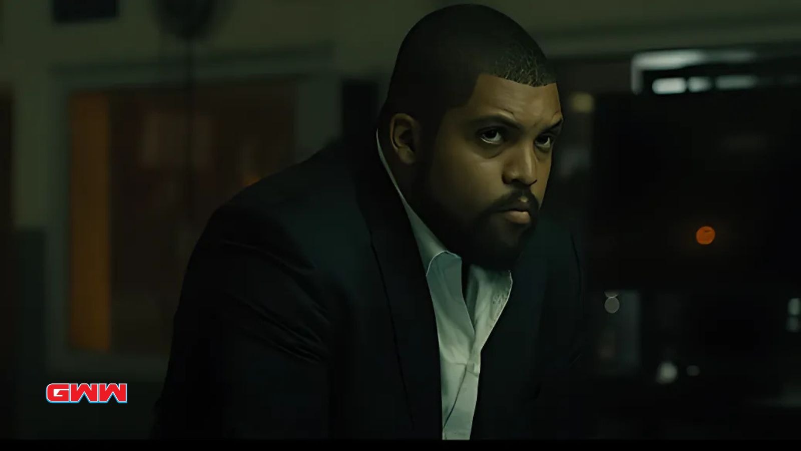 O'Shea Jackson Jr. as Donnie Wilson in Den of Thieves 2, serious expression