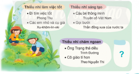 Tìm đọc một truyện viết về: 