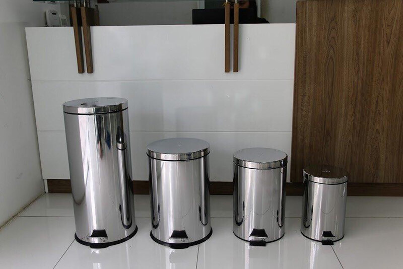 Thùng rác inox loại lớn