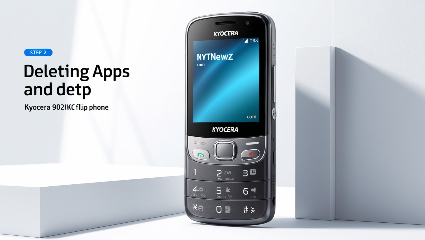 How to Delete Apps on Kyocera 902KC Flip Phone