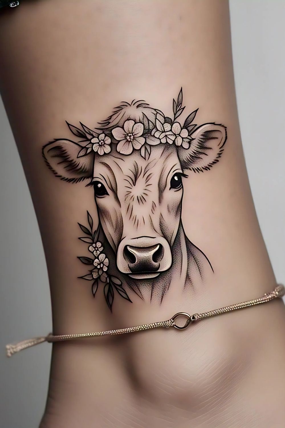 Cow with a Flower Crown