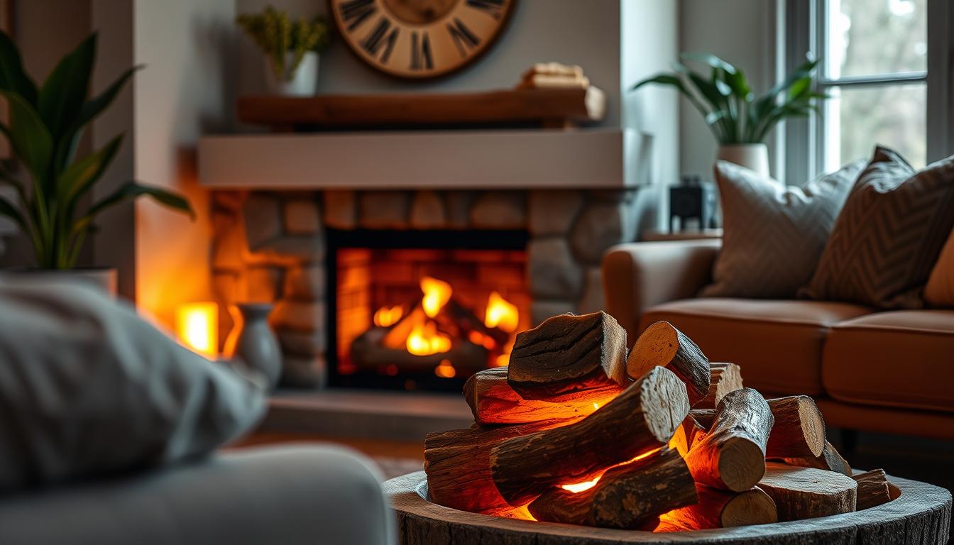 benefits of hardwood heat logs