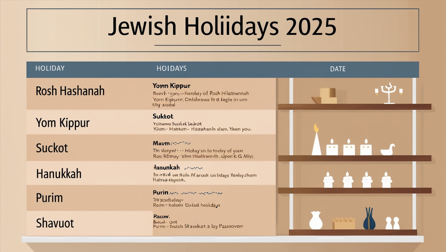 Jewish holidays 2025