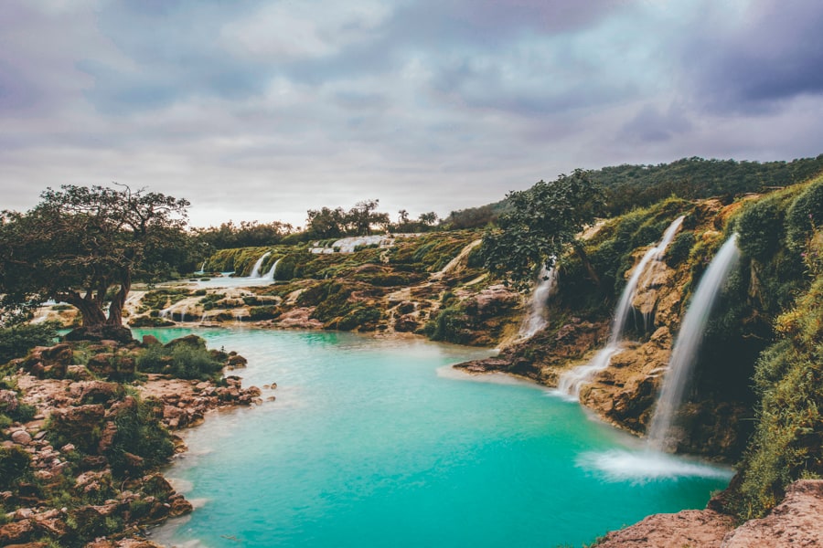 Salalah, Oman water fall 