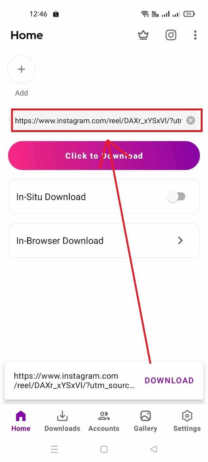 How To Download Instagram Videos - Paste Link