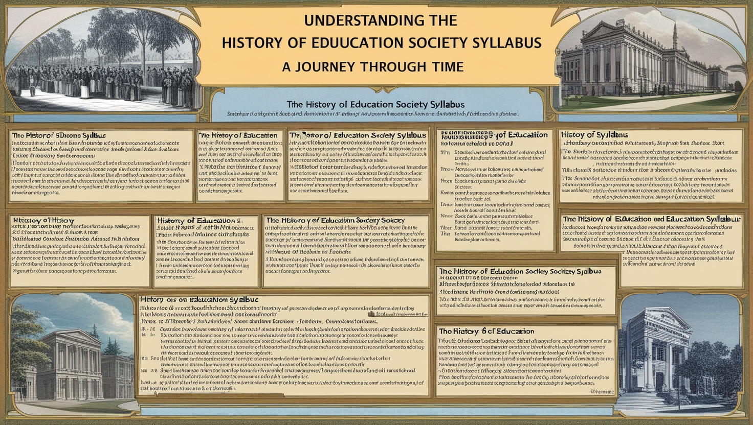  History of Education Society Syllabus