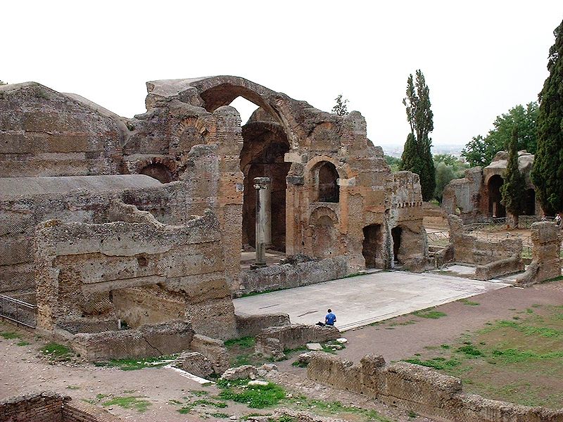 Villa Adriana: De grote baden en kleine baden (Terme Grandi e Terme Piccole)