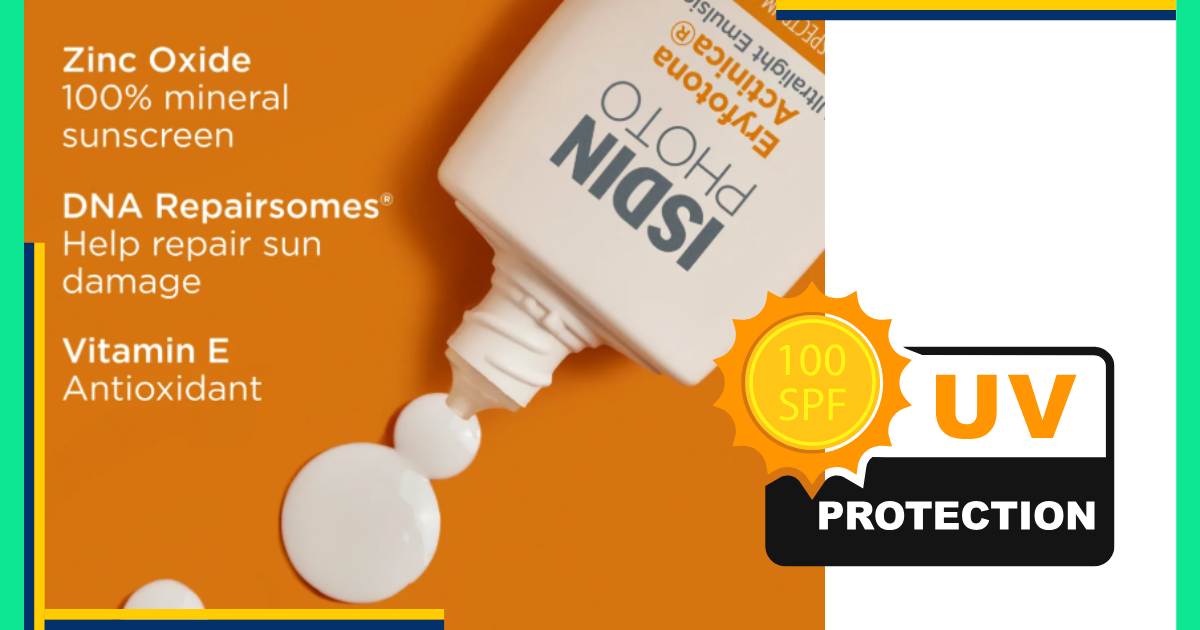 Although SPF 100 may sound strong, this is light and non-greasy. It also provides enzymes for DNA repair, yeah.

SPF: 100+

Texture: Flowing

Main Advantages: High protection and anti-aging