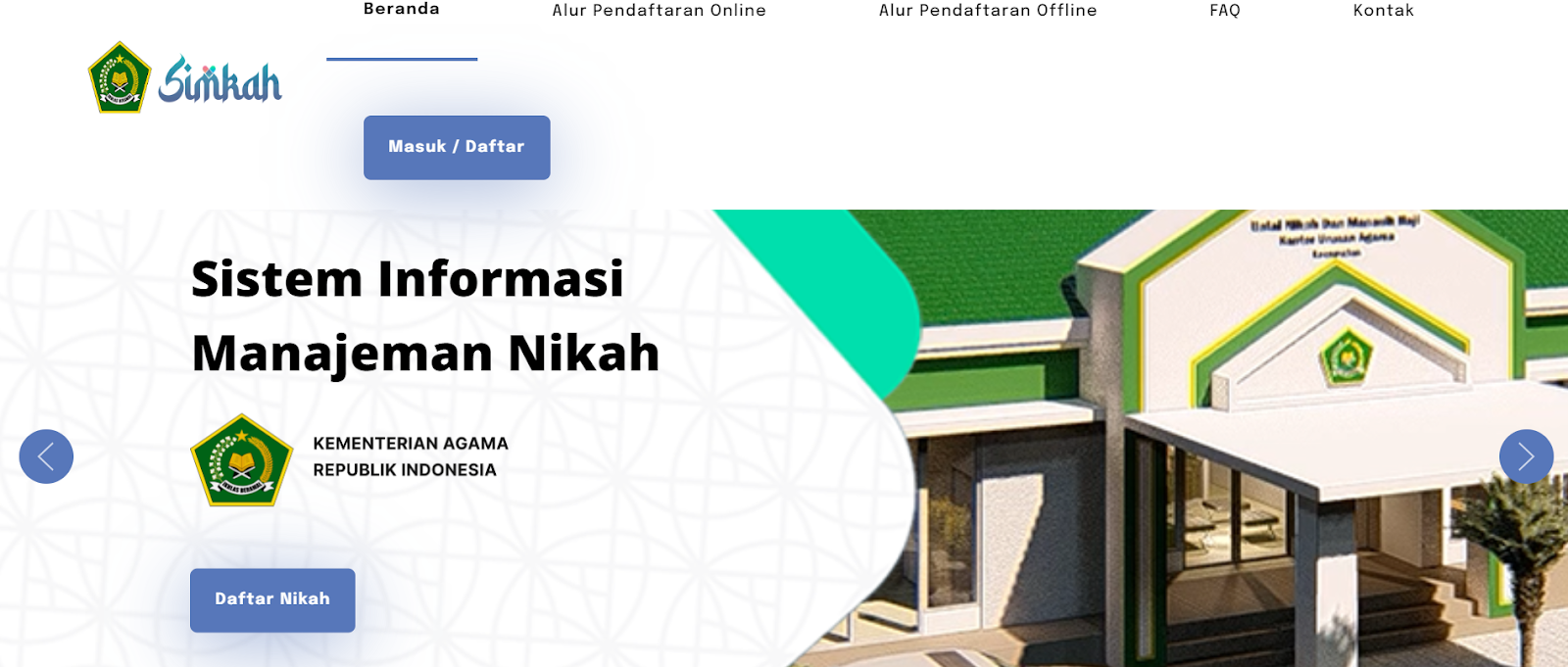 Cara daftar nikah online di Jakarta melalui Simkah