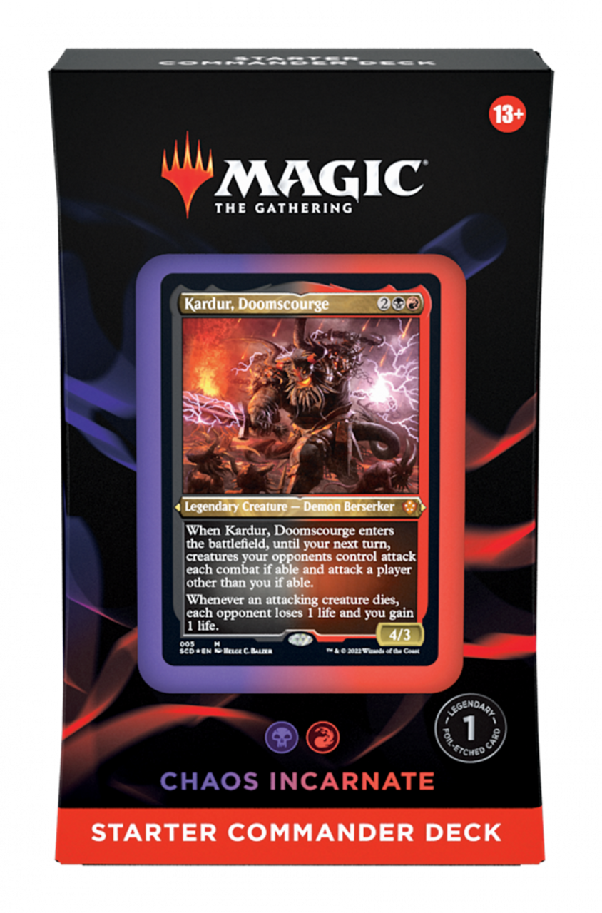 Magic the Gathering - Chaos Incarnate Starter Commander Deck