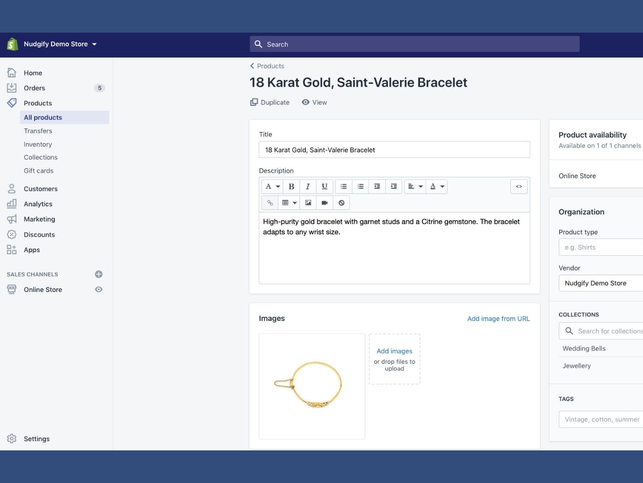 Shopify Product Page