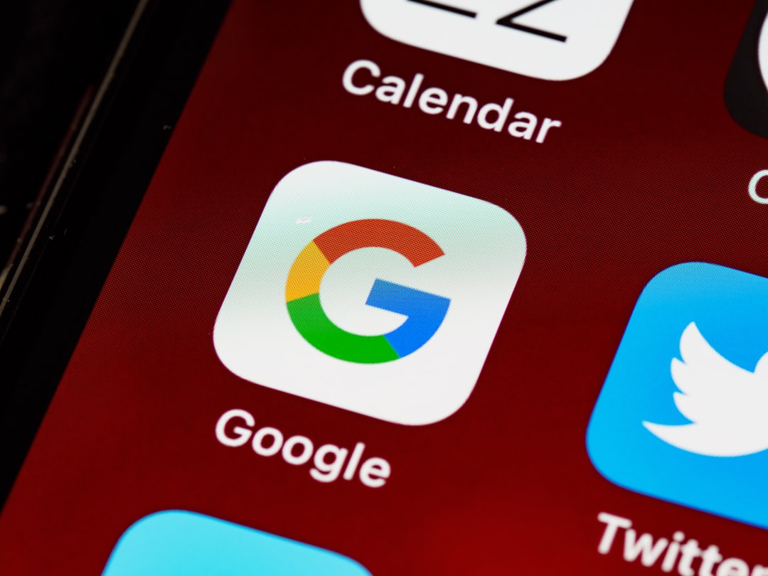 image of google on a phone