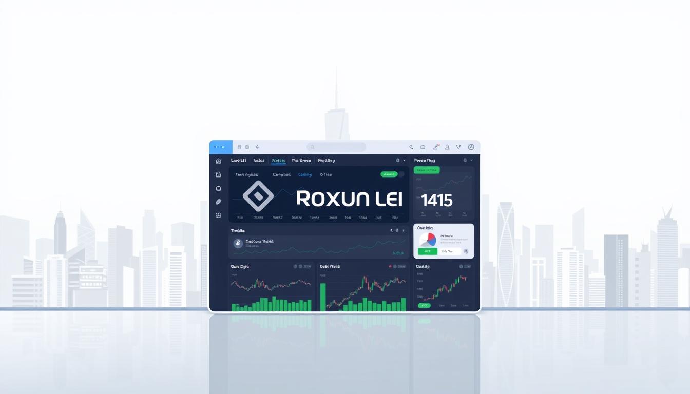 Roxun Ledger trading platform interface