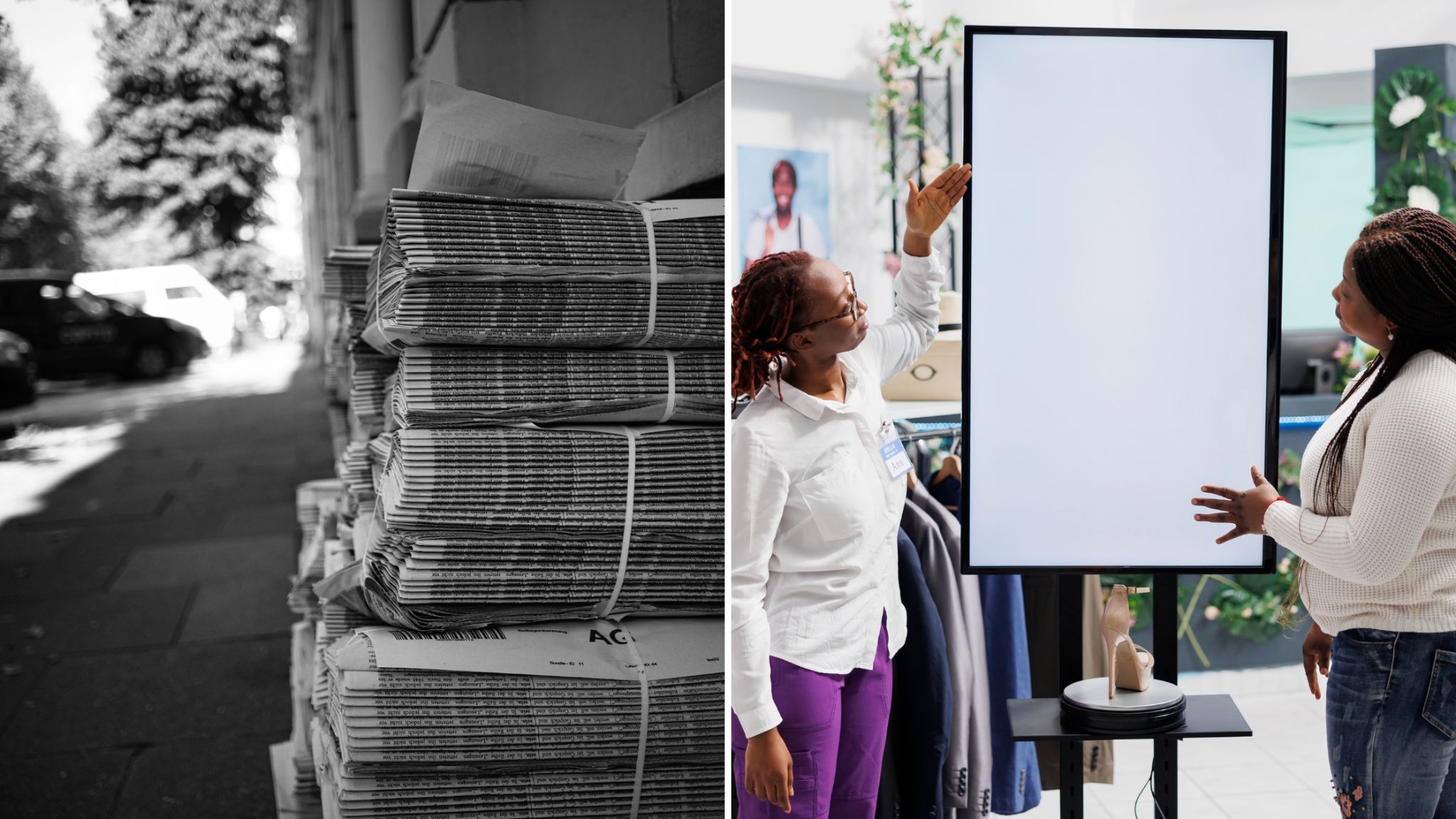 From newspapers to digital screens – advertising company in Qatar offers complete solutions Traditional print media and modern digital signage by an advertising company in Qatar