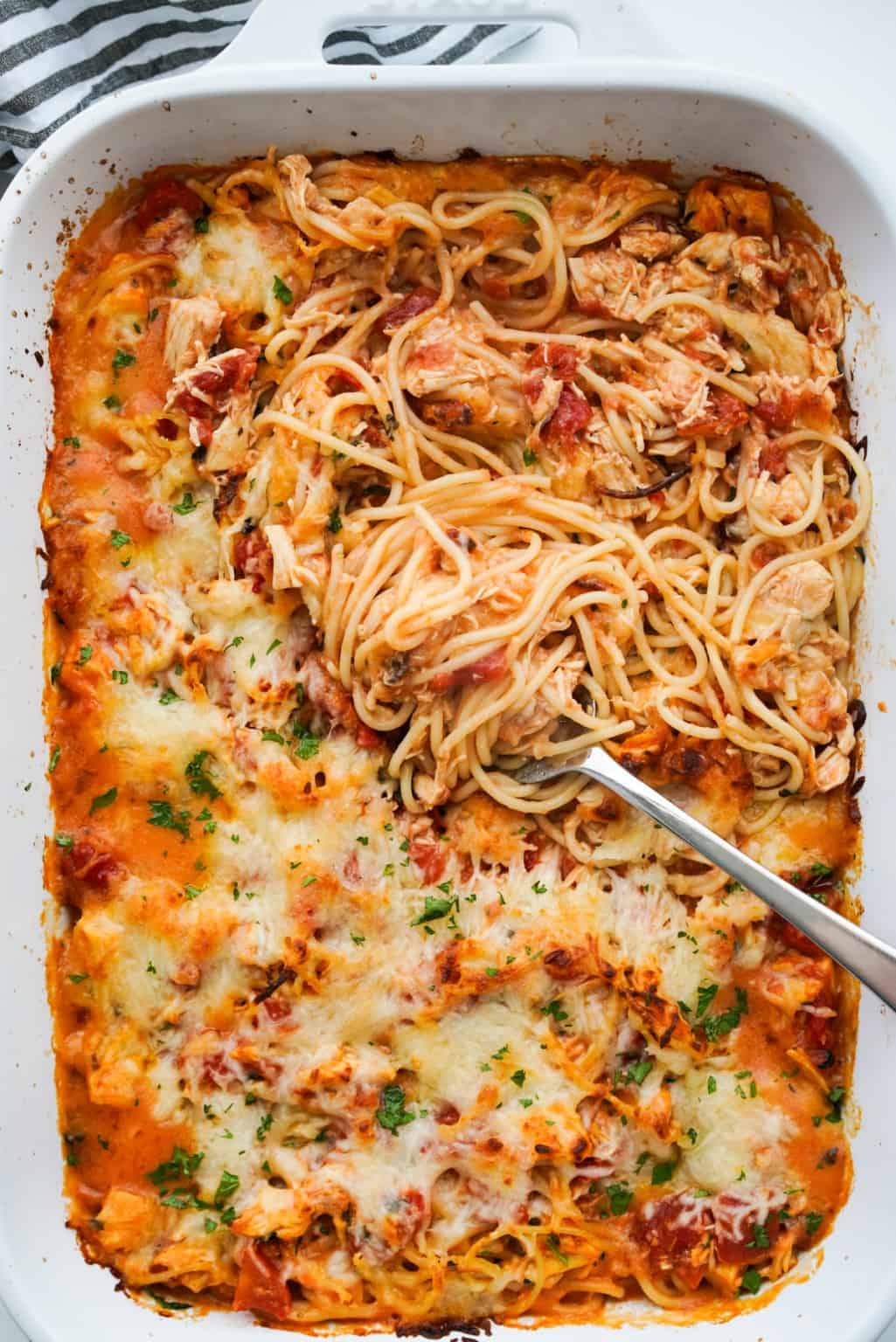 Baked Chicken Spaghetti