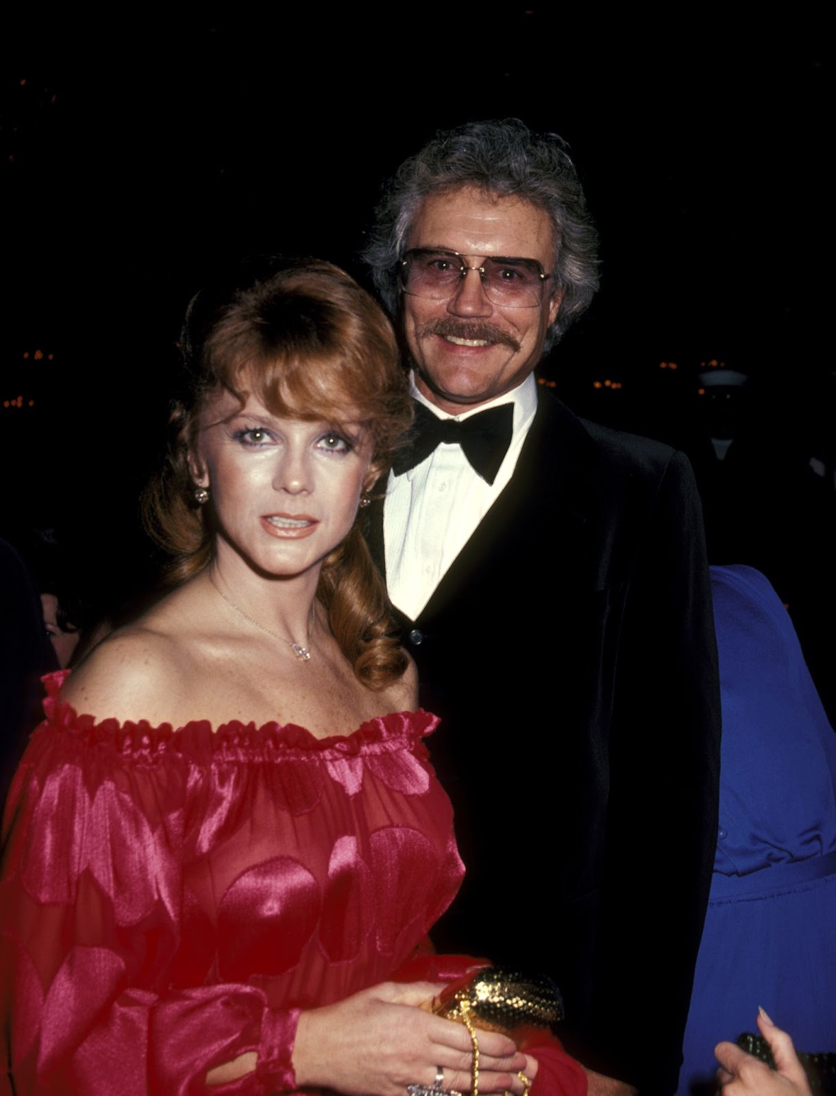 The Swedish actress and Roger Smith photographed at the Beverly Hilton Hotel on March 6, 1981, in California. | Source: Getty Images