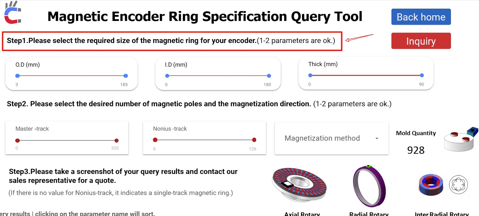 Magnetic Encoder Ring Query Tool