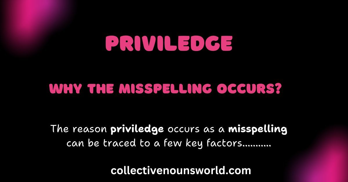 Misspelling reasons