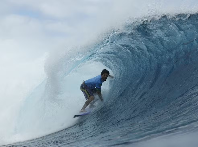 Gabriel Medina nas Olimpíadas de Paris (Foto: Ben Thouard / POOL / AFP)