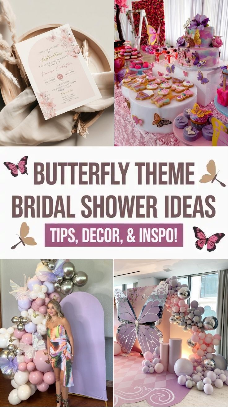 Butterfly Theme Bridal Shower Ideas
