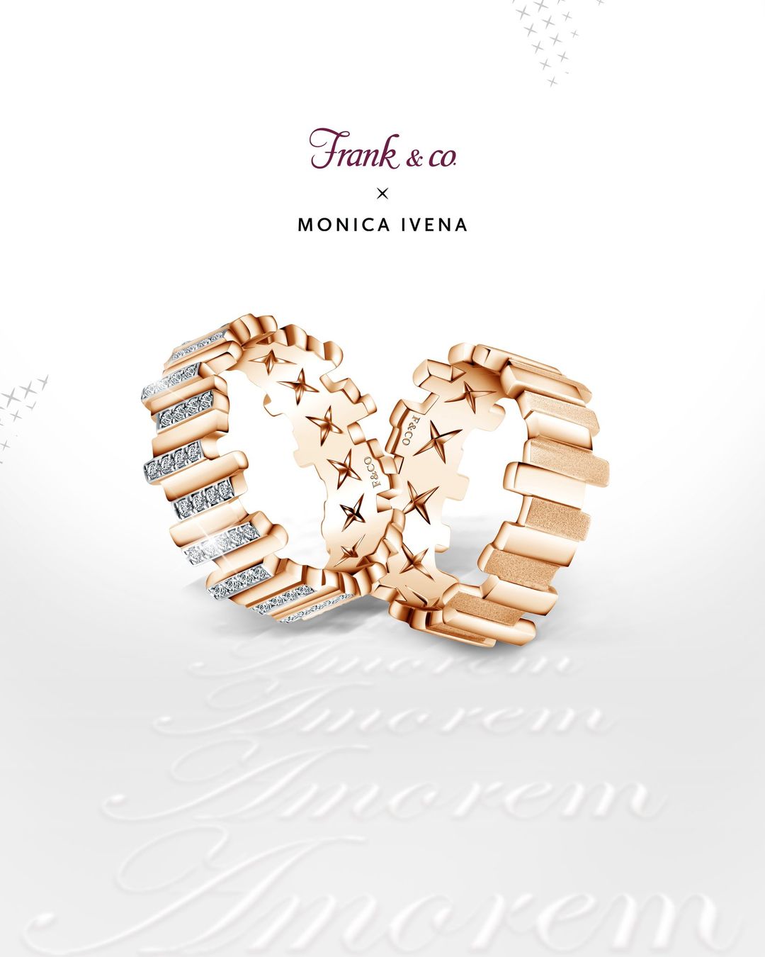 Love Poetry Collection Frank & co. x Monica Ivena, Amorem Couple Ring