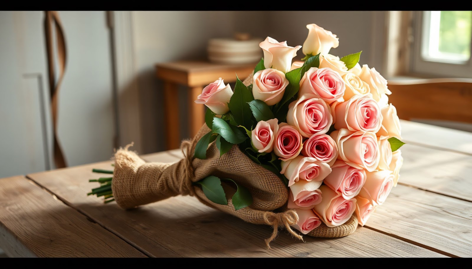 buquês de rosas