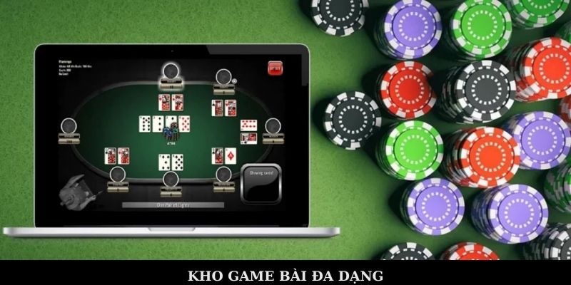 Kho game bài Vvvwin đa dạng